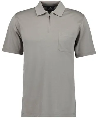 Immagine prodotto di Maglia polo da uomo in maglia morbida con zip
