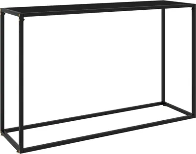 Produktbild von Konsolentisch Schwarz 120x35x75 cm Hartglas