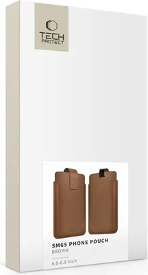 Image de Tech-Protect SM65 Étui universel pour téléphone portable 6" - 6,9", Marron