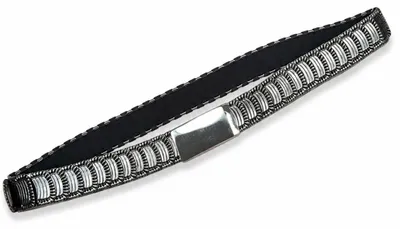 Image de Ceinture élastique Scala avec écailles argentées, de la collection Alessandro