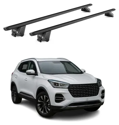 Produktbild von Dachträger Grundtäger für DR 5.0 2024-2026 FL 100kg Aluminium Schwarz 2 tlg, KI-generiertes Bild