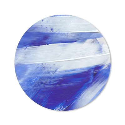 Produktbild von MuchoWow® Mauspad Mousepad Farbe - Design - Blau 50x50 cm - Mousepads - Maus Mat - Pad - Mausunterlage - Vinyl