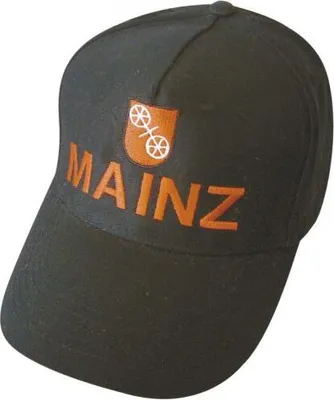 Produktbild von Baseballcap mit Einstickung - Wappen Mainz - 68102 schwarz