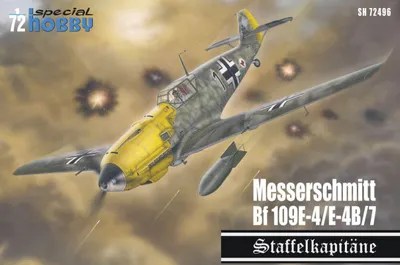 Imagen del producto de Messerschmitt Bf 109E-4/7 - Comandantes de escuadrón - / 1:72