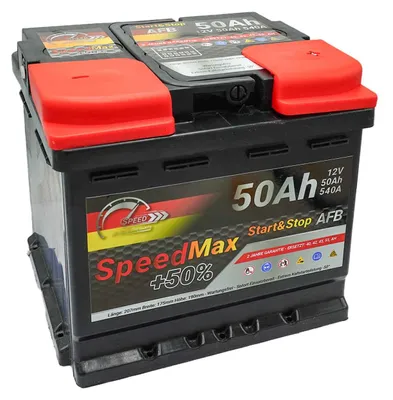 Immagine prodotto di Batteria auto Speed Max AFB Start&Stop 50Ah 540A 12V
