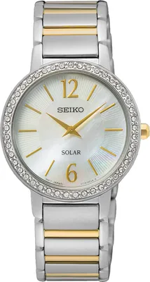 Seiko SUP469P1 Damenuhr Solar Bicolor 1