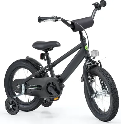 Produktbild von Qualitäts Kinderfahrrad 12 Zoll Matt Schwarz Junge Kinderrad Fahrrad ab 3 Jahre