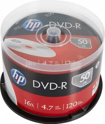 Produktbild von HP DVD-R 4.7GB 50er Pack DVD-R, 4,7 GB, 120 min