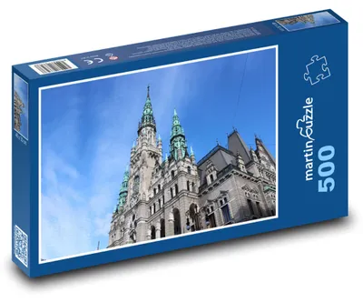 Obrázok produktu pre Puzzle 500 Radnica v Českej republike - martinpuzzle