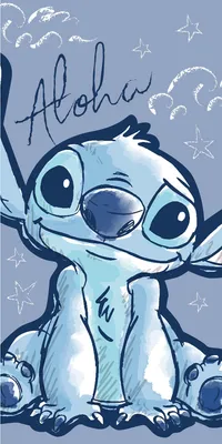 Produktbild von Disney Lilo & Stitch Badetuch Strandtuch Duschtuch 70x140cm Baumwolle