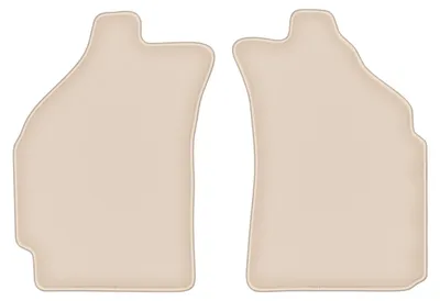 Produktbild von DURBAN Beige Velours-Fußmatten vorne für Daewoo Matiz Schrägheck (1997-2007)