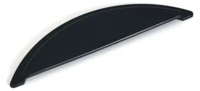 Halbmond Motorhaubenfüllstück Schwarz Kühlergrill Grill für VW Polo 6R 6C 2009 – Produktansicht