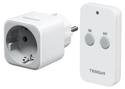 Productafbeelding van Afstandsbediening stopcontact - Draadloos - Bereik 30,5 m - 2300 W - Wit