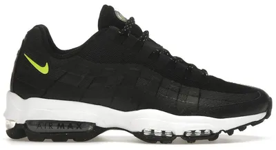 Image de Nike Air Max 95 Ultra, couleur noire et jaune volt - pointure EU 43