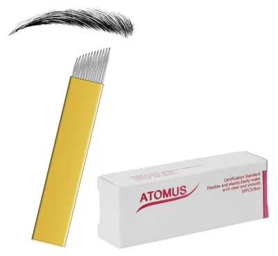 Produktbild von Set von 50 Microblading-Nadeln für permanente Make-up