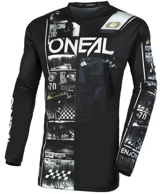 Produktbild von O'NEAL Kids Bike Jersey Element Attack Black/White M