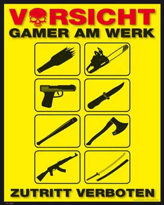 Obrázek produktu pro Hry - Mini plakát - Gamer při práci + 1 balení pásků tesa Powerstrips® - Obsah 20 kusů