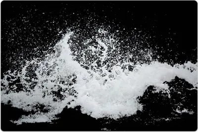 Produktbild von Küchenmatte 80x120 cm Vinylmatte Bodenmatte Dekoration - Spritzen Wasser