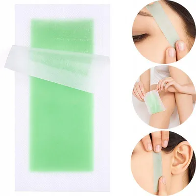 Obrázok produktu pre Depilačné pásiky na tvár a telo s aloe vera TSG-318 – 20 ks