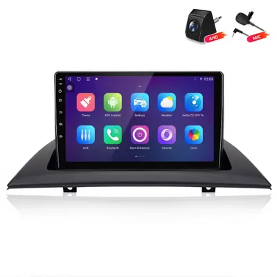 Produktbild von Android Autoradio mit Rückfahrkamera für BMW X3 E83 2004-2012 Wireless CarPlay Android Auto 8Core 6+128GB 4G LTE GPS Navigation 9 Zoll