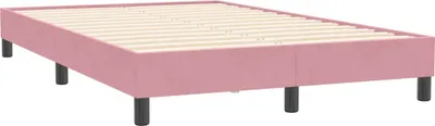 Produktbild von Bettgestell ohne Matratze Rosa 120x210 cm Samt
