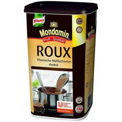 Produktbild von Mondamin Roux Klassische Mehlschwitze dunkel Profi Qualität 1000g
