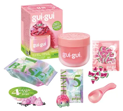 Productafbeelding van GUI GUI Glazen potjes, Creatieve set Slime Gui Gui, Fruitige Glow