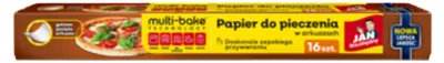 Zdjęcie produktu dla Jan Niezbędny PAPIER DO PIECZENIA MULTIBAKE 16 SZT.