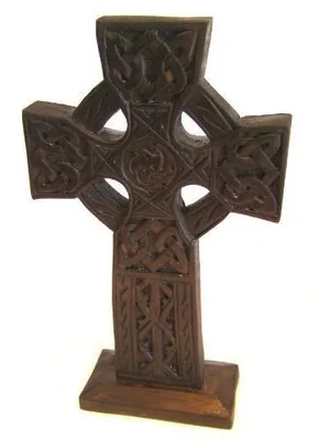Keltisches Kreuz Holzornament Fair Trade 28 cm