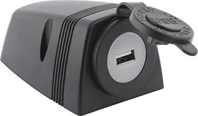 Produktbild von USB-Anschluss 12/24V wasserdicht Aufbaumontage | Osculati 14.516.03