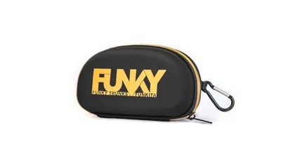 Zdjęcie produktu dla Etui na Okulary pływackie Uniwersalne Ochronne Funkita Czarne Unisex Basen