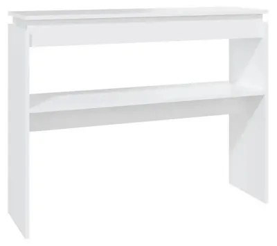 Produktbild von Konsolentisch - Schmales Sideboard - 102x30x80 cm - Holzwerkstoff - Weiß