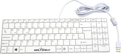 Obrázek produktu pro Secomp SSKSV099DE, Plná velikost (100 %), Bezdrátový, USB, Bílá