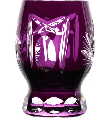 Produktbild von Wodkaglas Schleuderstern 45 ml, violett
