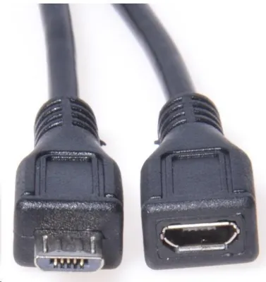 Immagine prodotto di Cavo di prolunga micro USB 2.0 maschio-femmina nero 3 m
