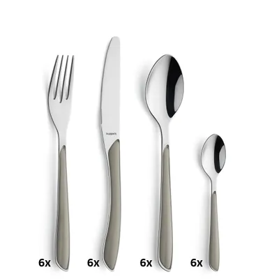 Image de Kuppels 24 pcs. set de couverts PRISMA