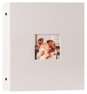 Imagen del producto de Álbum de fotos para 200 fotografías, de 13 x 18 cm, con cubierta de lino