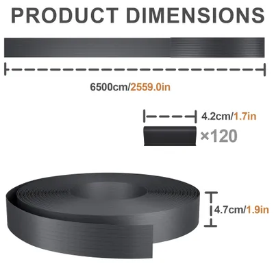 Obrázok produktu pre PVC ochranné pásy pre ploty z dvojitých mreží – krycie prvky plotu – odolné voči poveternostným vplyvom – odolné voči vetru – 65 metrov – antracitová farba