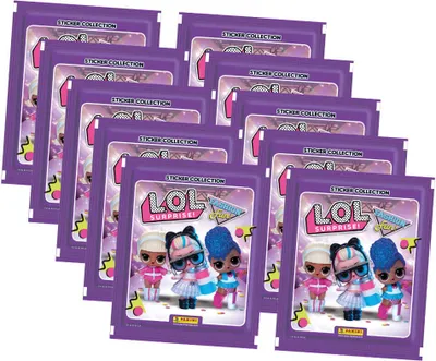 Produktbild von L O L Surprise 3 Sticker - Fashion Fun LOL Sammelsticker - 10 Tüten