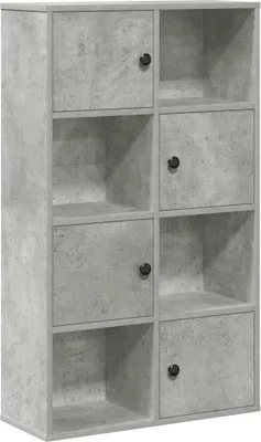 Obrázok produktu pre vidaXL Regál na knihy betón sivý 60x24x101,5 cm Materiál na báze dreva