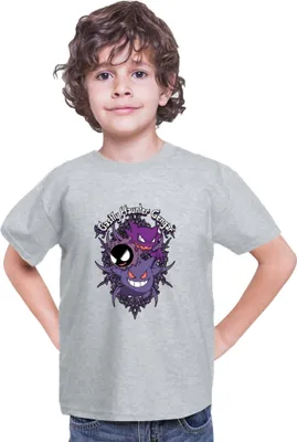 Obrázek produktu pro Dětské Triko Japan Anime Manga Pokemon Gengar, 5-6 Jahr - 116 / Vřesově šedá