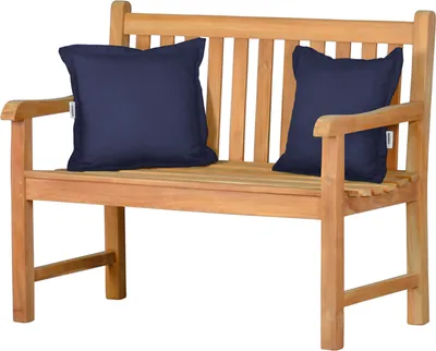 Produktbild von Dekokissen Garten Kissen blau, Outdoor Kissen als waschbares und UV-beständiges Garten Dekokissen