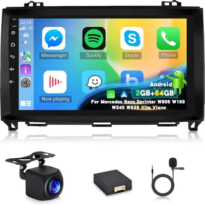 Produktbild von Android Autoradio – Multimediasystem – Navigationsgerät – Touchscreen – 9-Zoll-Display – CarPlay
