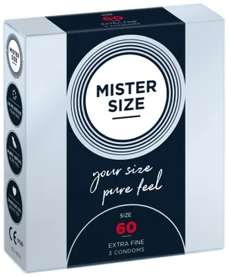 Immagine prodotto di Mister Size - Preservativo Taglia Xl 60 Mm (3 Unità)
