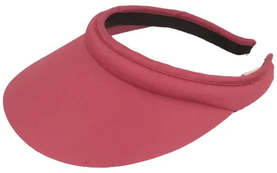Seeberger Damen Visor mit großem Schild aus feiner Baumwolle in rosa