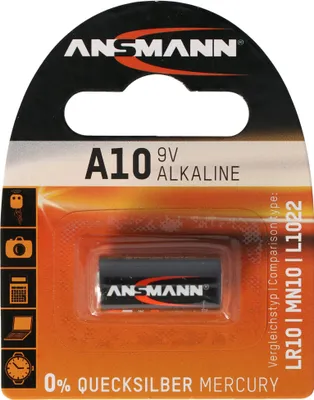 Zdjęcie produktu dla GP Battery GP10A, 9-woltowa alkaliczna bateria wysokonapięciowa