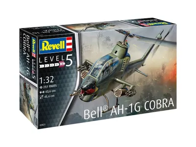 Obrázek produktu pro Revell 03821, Model vrtulníku, Montážní sada, 1:32, Bell AH-1G Cobra, Chlapec, Plast