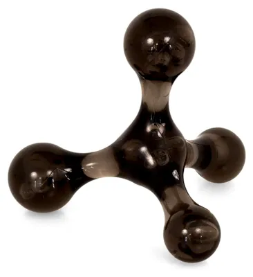 Produktbild von Kleiner Massager | Knobber | Massagehilfe | Massageroller | Massagegerät | Selbstmassage | Kunststoff | schwarz