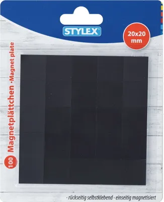 Produktbild von 100 Magnetpads / Größe: 20 x 20 mm
