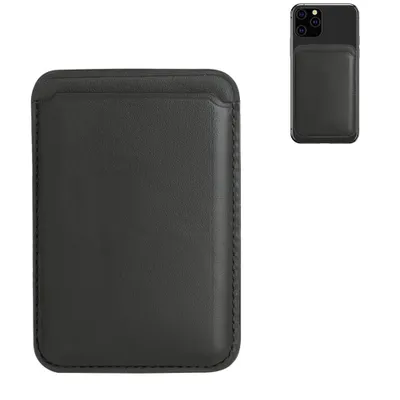 Produktbild von Magnetische Handy Kartenhalter für iPhone 12 , Kreditkartenetui Handy Wallet mit Magnet Card Holder für iPhone12(black)